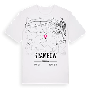 Grambow karta t-shirt – ekologisk bomull t-shirt från Pinshirt