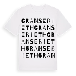 Gransebieth ordlek t-shirt – ekologisk bomull t-shirt från Pinshirt