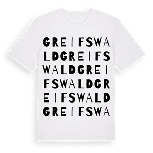 Greifswald ordlek t-shirt – ekologisk bomull t-shirt från Pinshirt