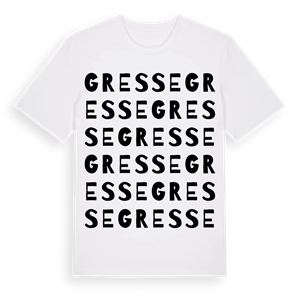 Gresse ordlek t-shirt – ekologisk bomull t-shirt från Pinshirt