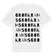 Groß Krams ordlek t-shirt