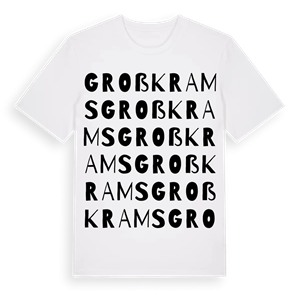 Groß Krams ordlek t-shirt – ekologisk bomull t-shirt från Pinshirt