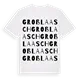 Groß Laasch ordlek t-shirt