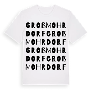 Groß Mohrdorf ordlek t-shirt – ekologisk bomull t-shirt från Pinshirt
