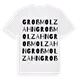 Groß Molzahn ordlek t-shirt