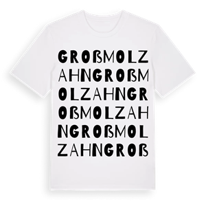 Groß Molzahn ordlek t-shirt – ekologisk bomull t-shirt från Pinshirt