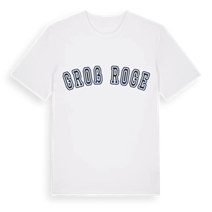 Groß Roge college t-shirt – ekologisk bomull t-shirt från Pinshirt