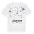 Groß Wokern karta t-shirt