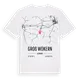 Groß Wokern karta t-shirt