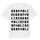 Groß Wokern ordlek t-shirt