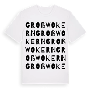 Groß Wokern ordlek t-shirt – ekologisk bomull t-shirt från Pinshirt