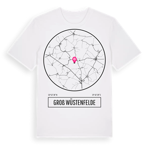 Groß Wüstenfelde t-shirt – ekologisk bomull t-shirt från Pinshirt