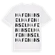 Hafeninsel ordlek t-shirt