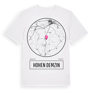 Hohen Demzin t-shirt – ekologisk bomull t-shirt från Pinshirt