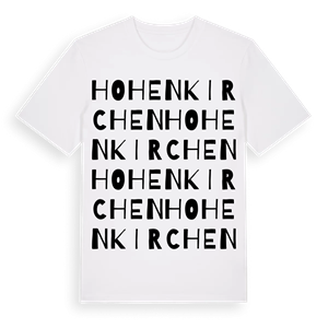 Hohenkirchen ordlek t-shirt – ekologisk bomull t-shirt från Pinshirt
