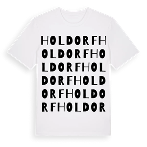 Holdorf ordlek t-shirt – ekologisk bomull t-shirt från Pinshirt