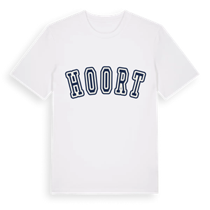 Hoort college t-shirt – ekologisk bomull t-shirt från Pinshirt