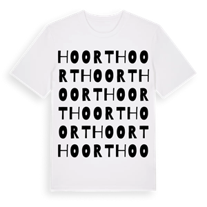 Hoort ordlek t-shirt – ekologisk bomull t-shirt från Pinshirt