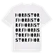Hornstorf ordlek t-shirt
