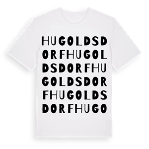 Hugoldsdorf ordlek t-shirt – ekologisk bomull t-shirt från Pinshirt