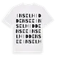 Insel Hiddensee ordlek t-shirt