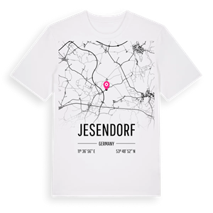 Jesendorf karta t-shirt – ekologisk bomull t-shirt från Pinshirt