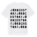 Jördenstorf ordlek t-shirt