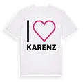 Jag älskar Karenz t-shirt stort tryck