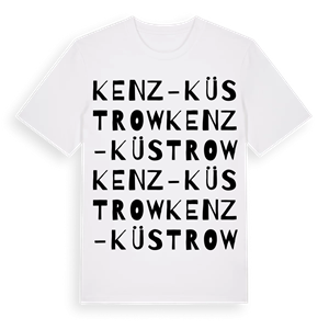 Kenz-Küstrow ordlek t-shirt – ekologisk bomull t-shirt från Pinshirt