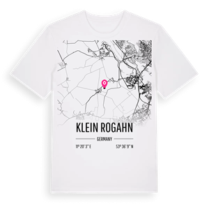 Klein Rogahn karta t-shirt – ekologisk bomull t-shirt från Pinshirt