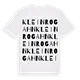 Klein Rogahn ordlek t-shirt