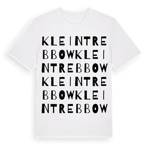Klein Trebbow ordlek t-shirt – ekologisk bomull t-shirt från Pinshirt