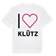 Jag älskar Klütz t-shirt stort tryck
