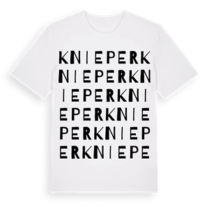 Knieper ordlek t-shirt – ekologisk bomull t-shirt från Pinshirt
