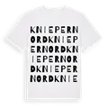 Knieper Nord ordlek t-shirt