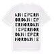 Knieper Nord ordlek t-shirt