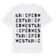 Knieper West ordlek t-shirt