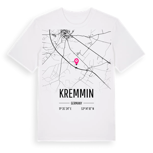 Kremmin karta t-shirt – ekologisk bomull t-shirt från Pinshirt