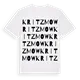 Kritzmow ordlek t-shirt