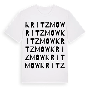 Kritzmow ordlek t-shirt – ekologisk bomull t-shirt från Pinshirt