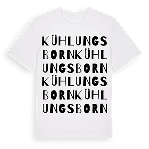 Kühlungsborn ordlek t-shirt – ekologisk bomull t-shirt från Pinshirt