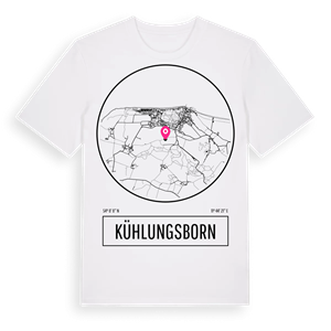 Kühlungsborn t-shirt – ekologisk bomull t-shirt från Pinshirt