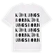 Kühlungsborn ordlek t-shirt