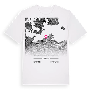 Küstengewässer einschließlich Anteil am Festlandsockel karta t-shirt – ekologisk bomull t-shirt från Pinshirt
