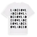Ladebow ordlek t-shirt