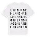 Langhagen ordlek t-shirt