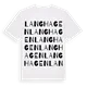 Langhagen ordlek t-shirt