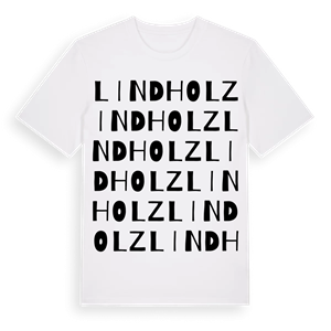 Lindholz ordlek t-shirt – ekologisk bomull t-shirt från Pinshirt