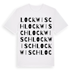 Lockwisch ordlek t-shirt – ekologisk bomull t-shirt från Pinshirt