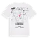 Lübesse karta t-shirt